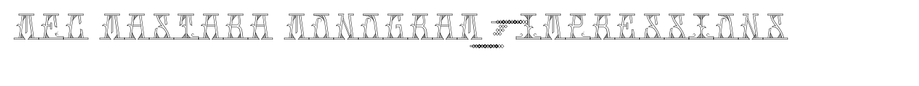 MFC Mastaba Monogram 1000 Impressions